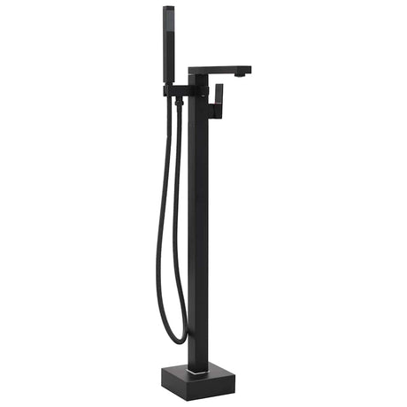 Żuraw Vidaxl wanna odłączona 90 cm czarna stal nierdzewna