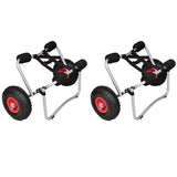 Wózki kajakowe VidaXL 2 szt. aluminium