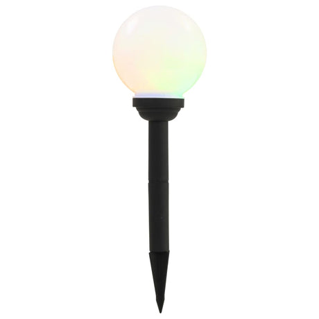 Lampy solarne VidaXL 8 szt. LED okrągłe 15 cm RGB