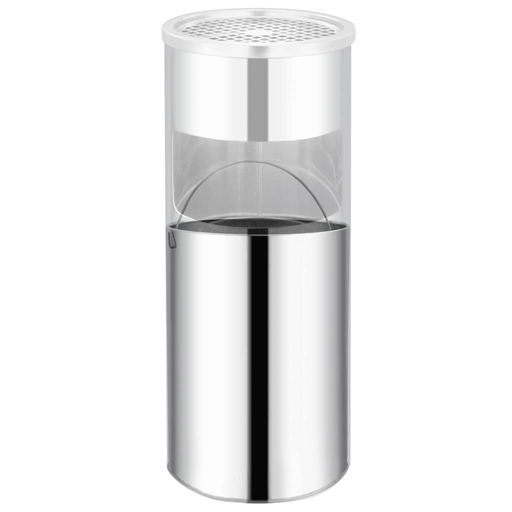 Vidaxl Ashtray Trash Hotel 30 L Stal nierdzewna
