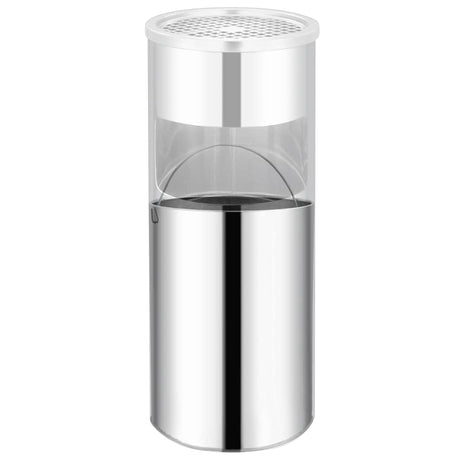 Vidaxl Ashtray Trash Hotel 30 L Stal nierdzewna