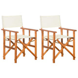 Vidaxl regisseursstoelen 2 st massief acaciahout