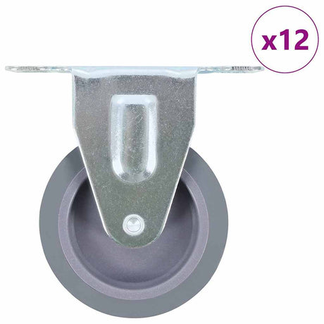 VidaXL 12 szt. Koła stałe 75 mm