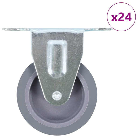 VidaXL 24 szt. Koła stałe 75 mm