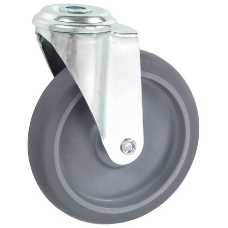 Vidaxl 16 st zwenkwielen met boutgaten 125 mm