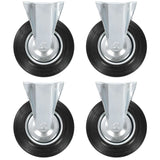 Vidaxl 12 ST Wheels stały 200 mm