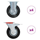 Vidaxl 8 st wielen 125 mm