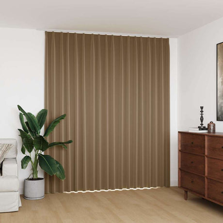 Vidaxl Curtain Blackout z haczykami 290x245 cm taupe