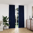 Właski vidaxl Blackout 2 STS z haczykami 140x245 cm aksamitny niebieski