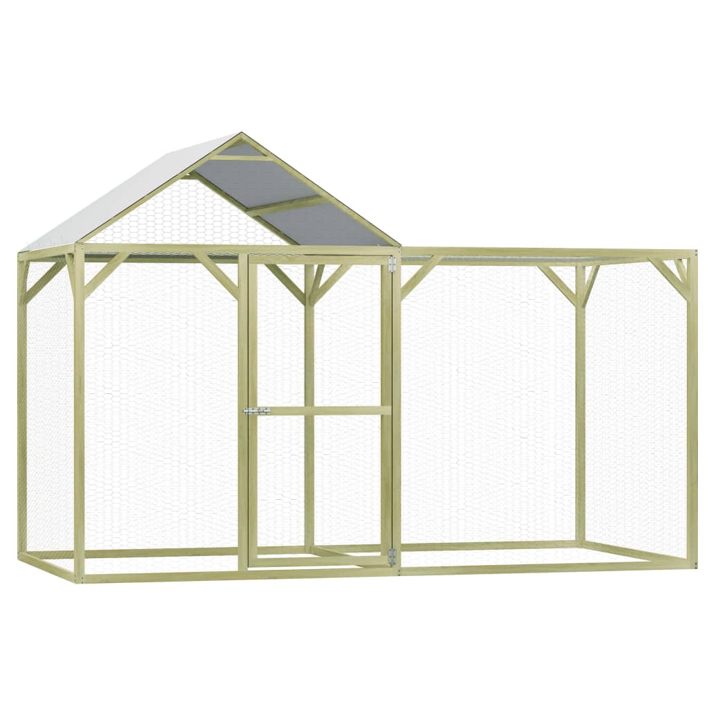Vidaxl kurczak Coop 3x1,5x2 M impregnowana sosna