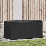 Vidaxl tuinbox 100x50x50 cm poly rattan zwart