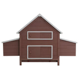 Vidaxl kurczak Coop 157x97x110 cm drewniany brąz