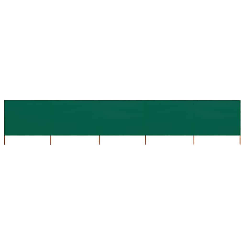 Vidaxl Sandshield 5 paneli 600x80 cm tkanin zielony