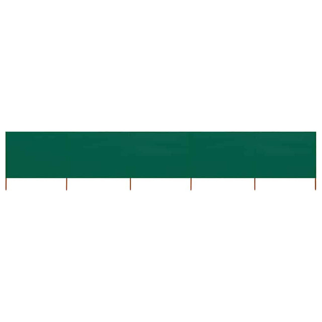 Vidaxl Sandshield 5 paneli 600x80 cm tkanin zielony