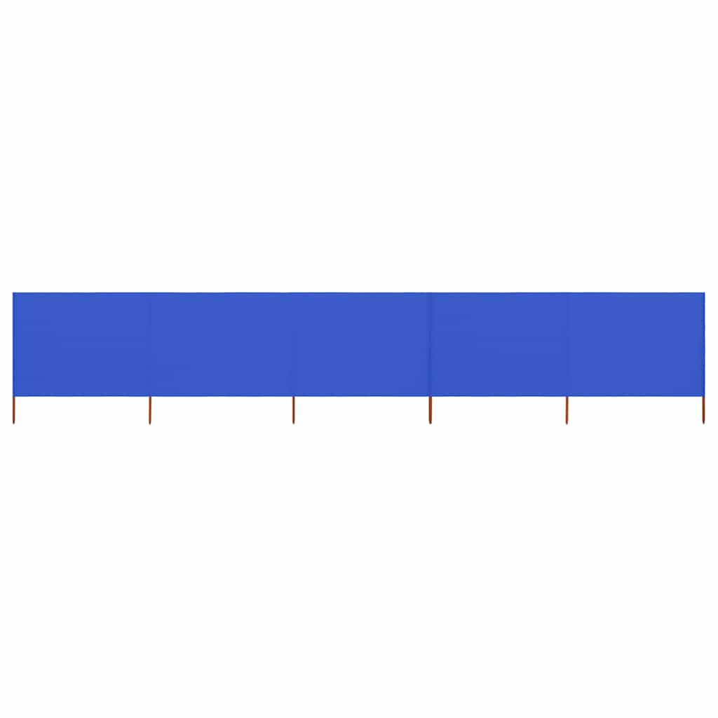 Vidaxl Sandshield 5 paneli 600x80 cm tkanina Azure Blue