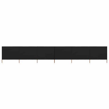 VIDAXL SHERSHIELD 6 PANELE 800X80 CM Tkanina Czarna