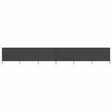 VIDAXL SHANDSHIELD 6 PANELE 800X120 CM ANTRACITE