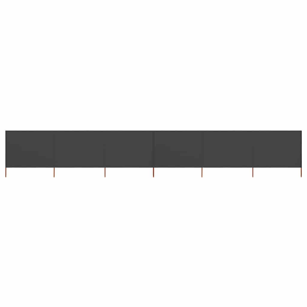 VIDAXL SHANDSHIELD 6 PANELE 800X120 CM ANTRACITE