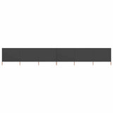 VIDAXL SHANDSHIELD 6 PANELE 800X120 CM ANTRACITE