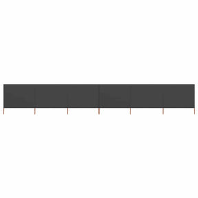 VIDAXL SHANDSHIELD 6 PANELE 800X120 CM ANTRACITE