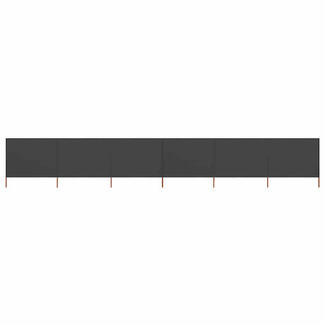 VIDAXL SHANDSHIELD 6 PANELE 800X120 CM ANTRACITE