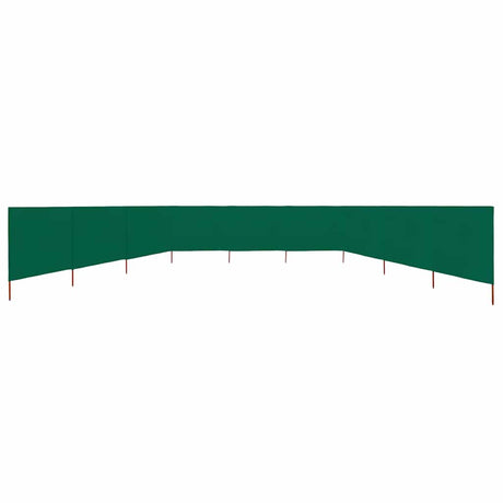 Wiatrówka Vidaxx 9 paneli 1200x80 cm tkanina w kolorze zielonym
