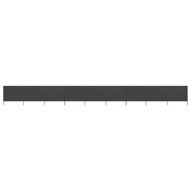 VIDAXL SHANDSHIELD 9 PANELE 1200X80 CM ANTRACITE