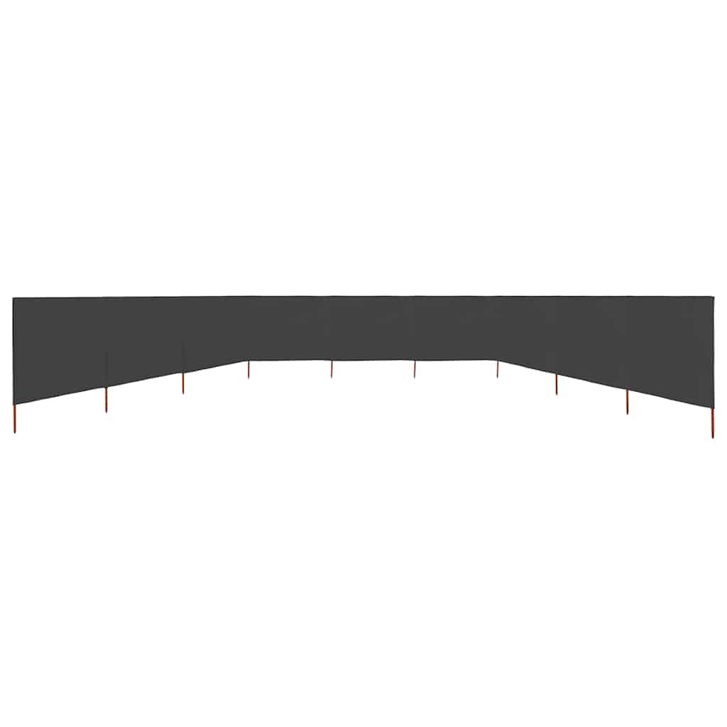 VIDAXL SHANDSHIELD 9 PANELE 1200X80 CM ANTRACITE