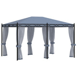 VIDAXL ARBOR Z MOSAROTO STALOWYM ANTRACITEM