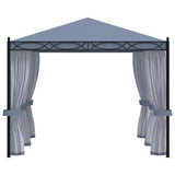 VIDAXL ARBOR Z MOSAROTO STALOWYM ANTRACITEM
