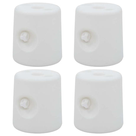 Vidaxl Part Alsos 4 St PE White