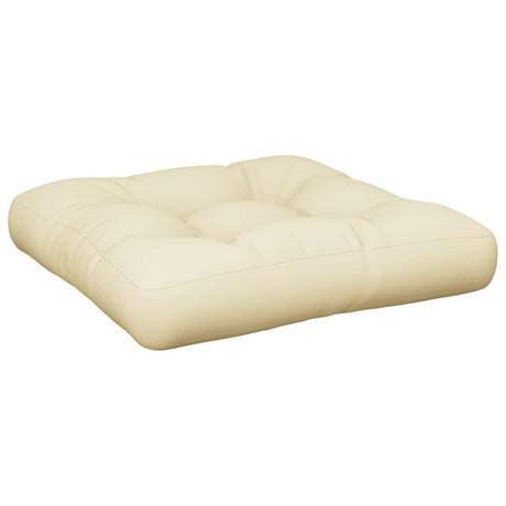 Vidaxl palet poduszka 60x61,5x10 cm Crème w kolorze tkaniny