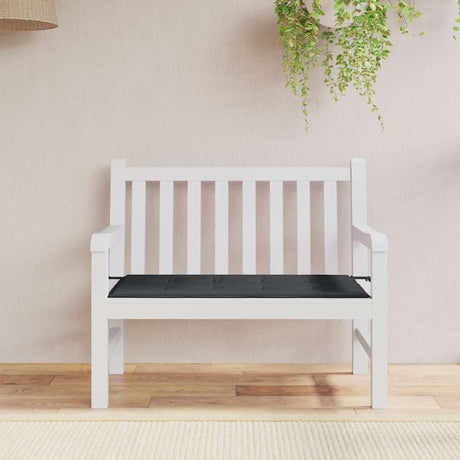 Vidaxl Garden Bench Poduszka 100x50x4 Cm Oxford Tkanina Czarna