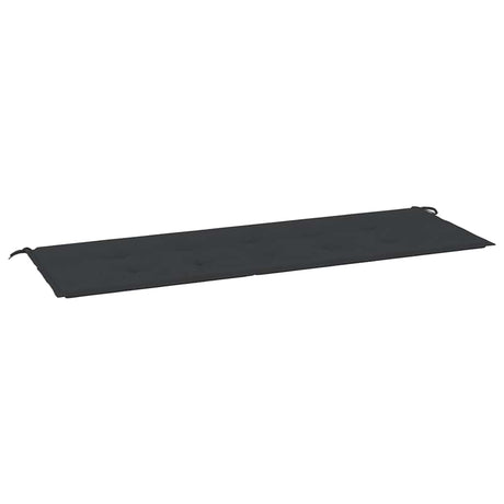 Vidaxl Garden Bench Poduszka 150x50x4 cm Oxford Tkanina Czarna
