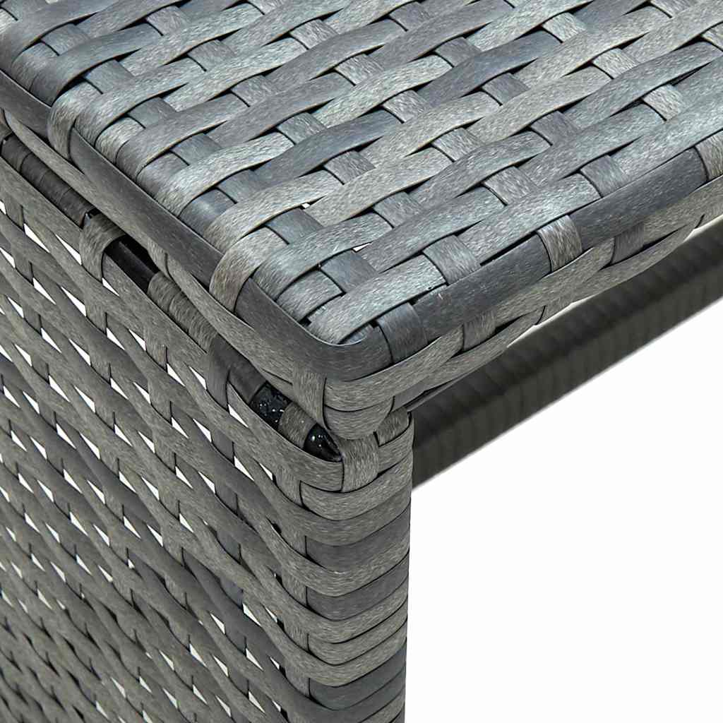 Vidaxl salontafel 70x40x38 cm poly rattan antraciet