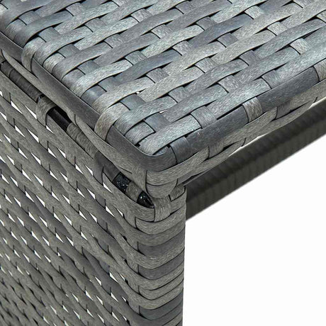 Vidaxl salontafel 70x40x38 cm poly rattan antraciet