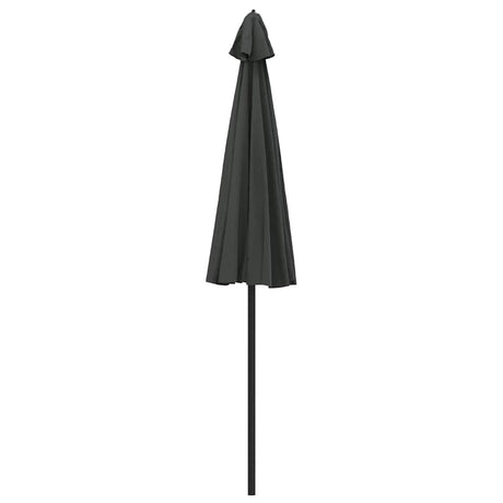 Vidaxl Parasol z biegunem aluminiowym 270 cm antracytów