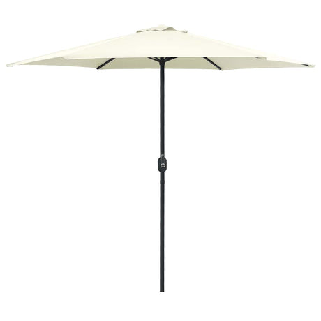 Vidaxl Parasol z aluminiowym biegunem 270x246 cm piaszczysty
