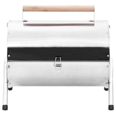 Vidaxl Table grill węgiel drzewny podwójne kraty stali nierdzewne