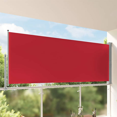 Rozsuwany parawan ogrodowy Vidaxx 140x300 cm czerwony