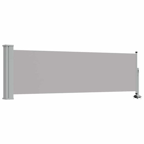 Vidaxl Garden Screen Wyciągalny 80x300 cm szary