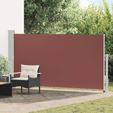 Ekran ogrodowy Vidaxl Extenble 170x300 cm brąz