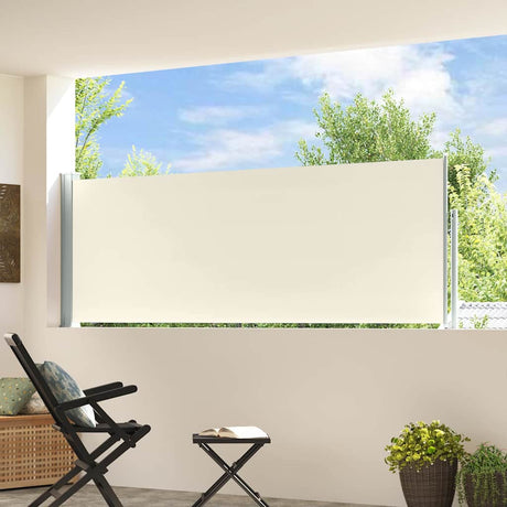 Ekran ogrodowy vidaxl rozkładany 100x300 cm krem