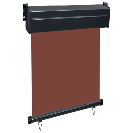 Vidaxl Balkon ekran 65x250 cm brązowy