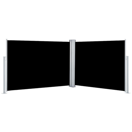 Rozsuwana szyba przednia Vidaxx 120x1000 cm czarna