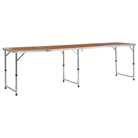 Vidaxl Camping Table składany 240x60 cm aluminium