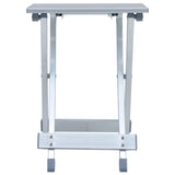 Vidaxl Camping Stool 28x26x39 cm Aluminium