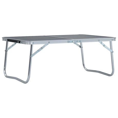 Vidaxl Camping Table składany 60x40 cm aluminiowy szary