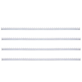 Vidaxl Wall Spikes 4 szt. 1 m ocynkowana stal