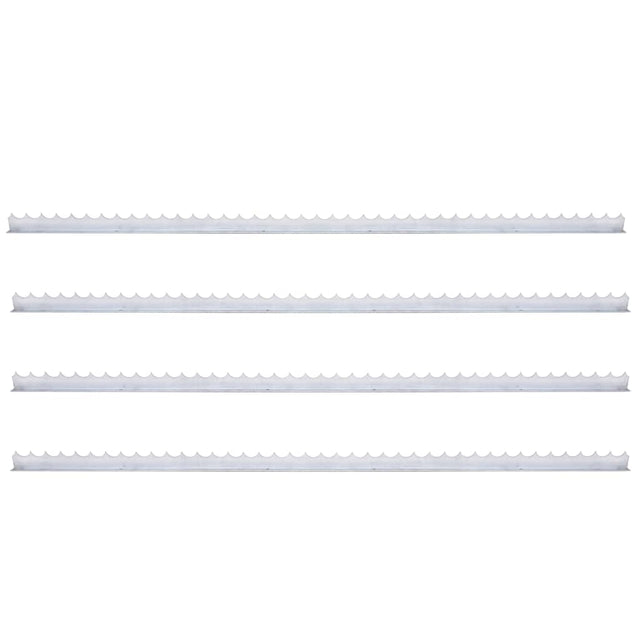 Vidaxl Wall Spikes 4 szt. 1 m ocynkowana stal